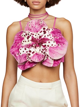 AMUR Women's Maisie 3D Orchid Top