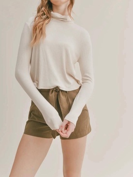 s'mores turtleneck in cream