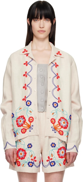 Off-White Beaded Garden Party Shirt