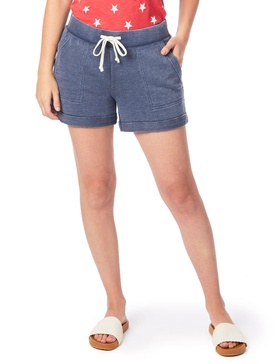 Alternative Women's Sweat Shorts, Mineral Wash French Terry Lounge Short