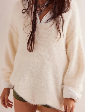 sparrow pullover in ivory