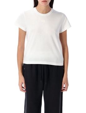 T By Alexander Wang Puff Logo Shrunken Tee