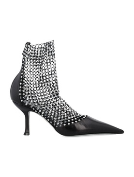 René Caovilla Decollete Sock Crystal