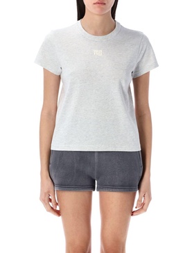 T By Alexander Wang Puff Logo Shrunken T-Shirt