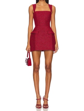 bethany skort romper in durham tweed