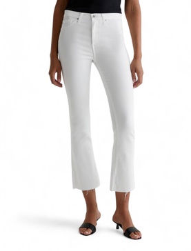 jodi crop jean in white