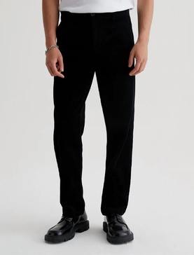 lochlan corduroy trouser in true black