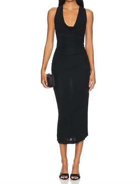 kahlo dress in black