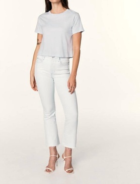 bella crop jeans in radiance