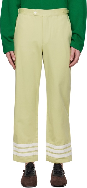 Green Tri-Stripe Trousers