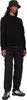 Black Microreps Loose Patch Pocket Cargo Pants