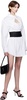 White Deconstructed Minidress
