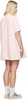 Pink Overdyed Denim Minidress