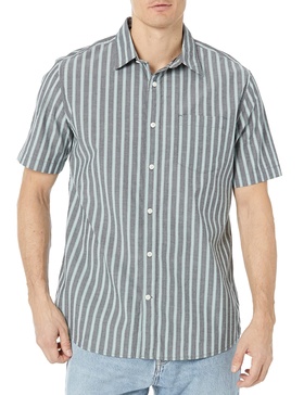 Amazon Essentials Short Sleeve Shirt for Men, Available in Big & Tall