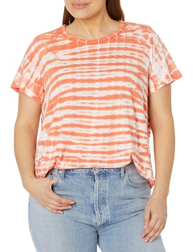 Jessica Simpson Women's Plus Size Luna Short Sleeve Tee Shirt