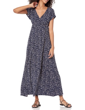 Amazon Essentials Women's Waisted Maxi Dress (Available in Plus Size)