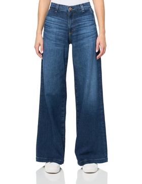 AG Adriano Goldschmied Women's Stella High Rise Wide Leg Palazzo Jean