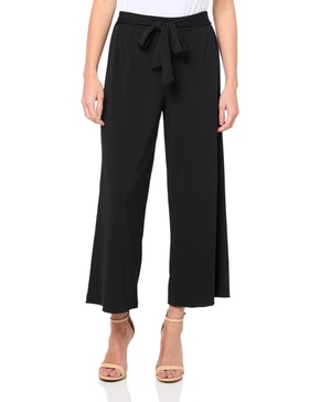 Adrianna Papell Women's Knit Waist Tie Pull on Pant