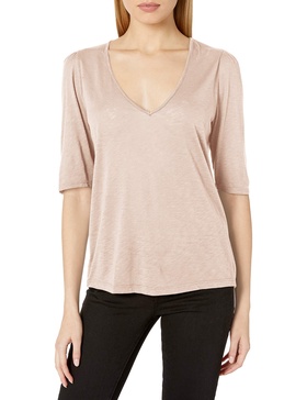 Velvet by Graham & Spencer Women's Fran Lux Slub Shirt