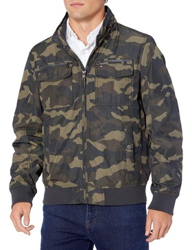 Tommy Hilfiger Men's Water Resistant Performance Bomber Jacket (Standard and Big & Tall)