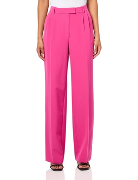 BCBGMAXAZRIA Women's Pleated Straight Leg Pant