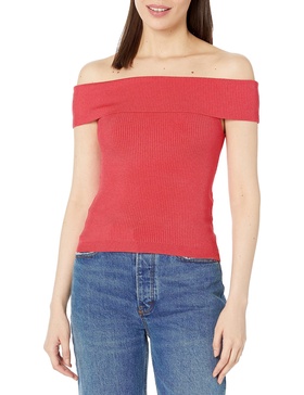 7 For All Mankind Women's Off Shoulder Sweater
