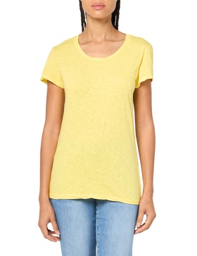 Velvet by Graham & Spencer Women's Odelia Cotton Slub Crew Neck Tee