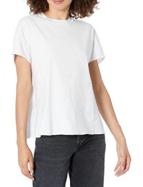 Vince Women's Rib Trim Flutter Blouse