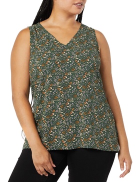 Amazon Essentials Women's Regular-Fit Sleeveless Layering Tank Top (Available in Plus Size)