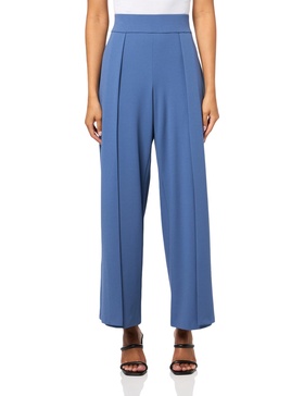 Anne Klein Womens Plus Drapey High Rise Wide Leg Pants