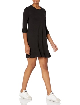 BCBGeneration Women's Mini Dress with Long Sleeves and Ruffle Hem