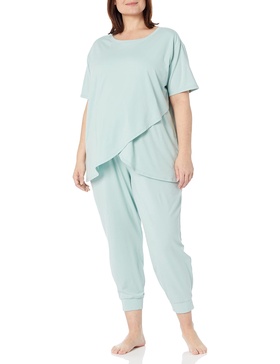 Amazon Essentials Women's Cotton Maternity and Nursing Sleepwear Pajama Set