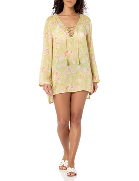 Billabong Women's Standard Blue Skies Cover-up, Green Envy