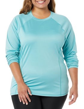 Amazon Essentials Women's Rash Guard Long Sleeve