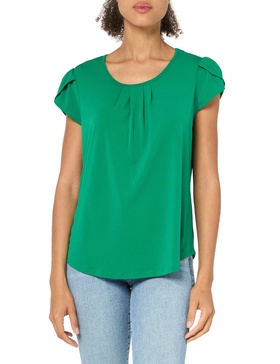 Adrianna Papell Women's Tulip Sleeve Knit Top