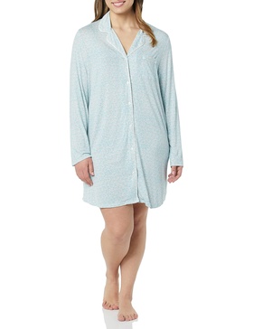 Amazon Essentials Women's Piped Nightshirt (Available in Plus Size)