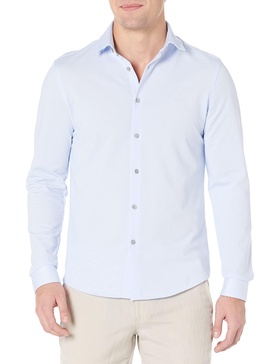 Calvin Klein Men's Dress Shirt Extreme Slim Fit Stain Shield