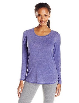 Andrew Marc Sport Women's Marc New York Performance Long Sleeve Super Wash Tee