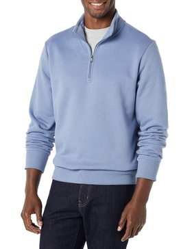 Amazon Essentials Men's Long-Sleeve Quarter-Zip Fleece Sweatshirt