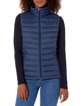 Amazon Essentials Women's Lightweight Water-Resistant Packable Puffer Vest