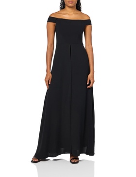 Adrianna Papell Womens Crepe Overlay Jumpsuit