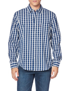 Levi's Men's Classic One Pocket Long Sleeve Button Up Shirt