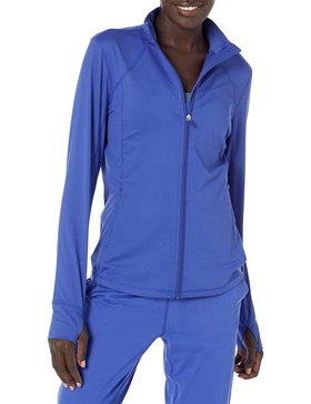 Amazon Essentials Women's Fleece Full-Zip Jacket - Brushed Tech Stretch (Available in Plus Size)