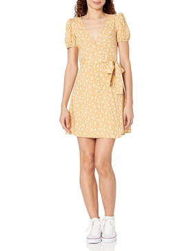 Billabong Women's Hot Tropics Mini Wrap Dress