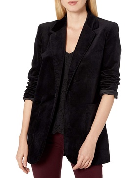 AG Adriano Goldschmied Baylee Womens Oversized Velvet Blazer
