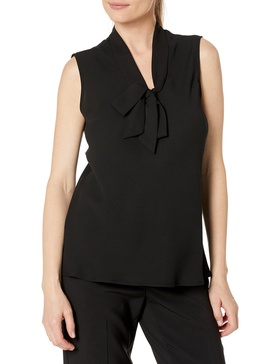 Kasper Women's Tie Front Blouse