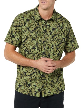 Amazon Essentials Men's Standard-Fit Short-Sleeve Two-Pocket Utility Shirt (Previously Goodthreads)