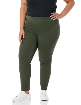 Amazon Essentials Women's Slim-Fit Bi-Stretch Side Zip Ankle Pant