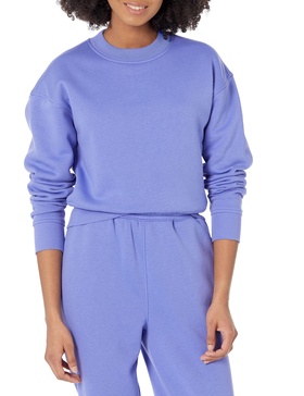 Amazon Essentials Women's Cropped Drop Shoulder Sweatshirt (Available in Plus Size)