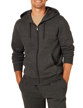 Amazon Essentials Men's Full-Zip Fleece Hoodie (Available in Big & Tall)